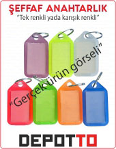  Plastik Anahtarlık