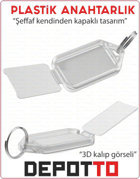 Depotto Plastik Anahtarlık